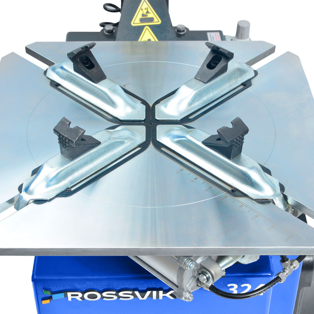 Станок шиномонтажный ROSSVIK V-324, п/авт., до 24", 220 В, синий