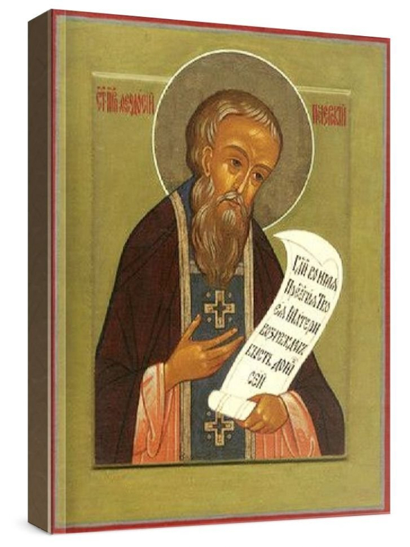 Феодосий Печерский (рукописная икона)