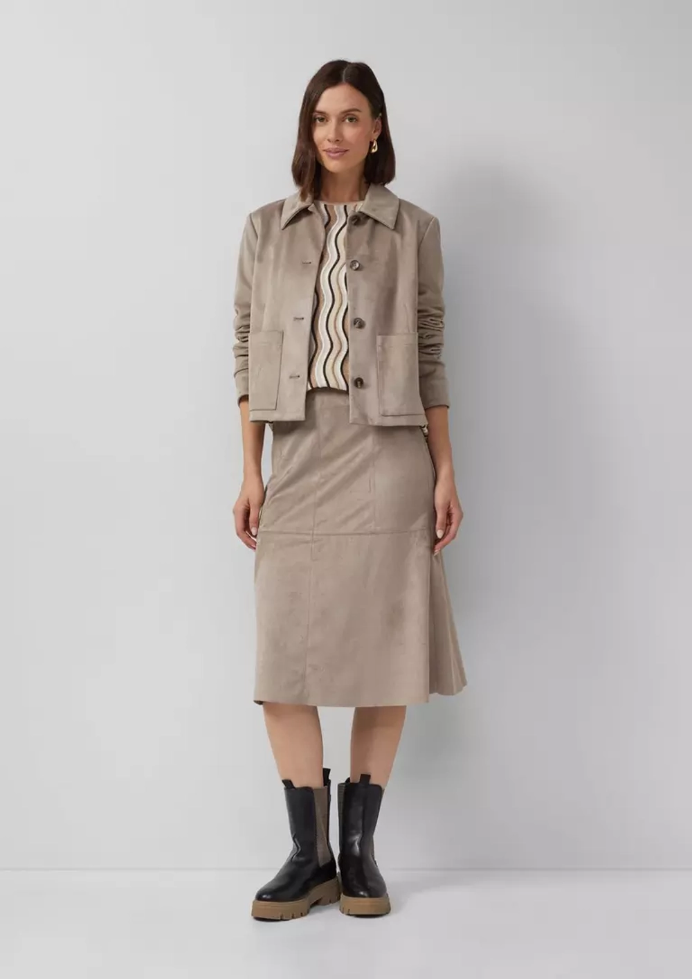 Легкий свитер тонкой вязки Relaxed Fit с рисунком волнистой текстуры Black Label