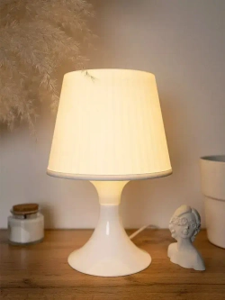 OSLO лампа настольная с абажуром прикроватная / ночник настольный на тумбочку торшер в спальню