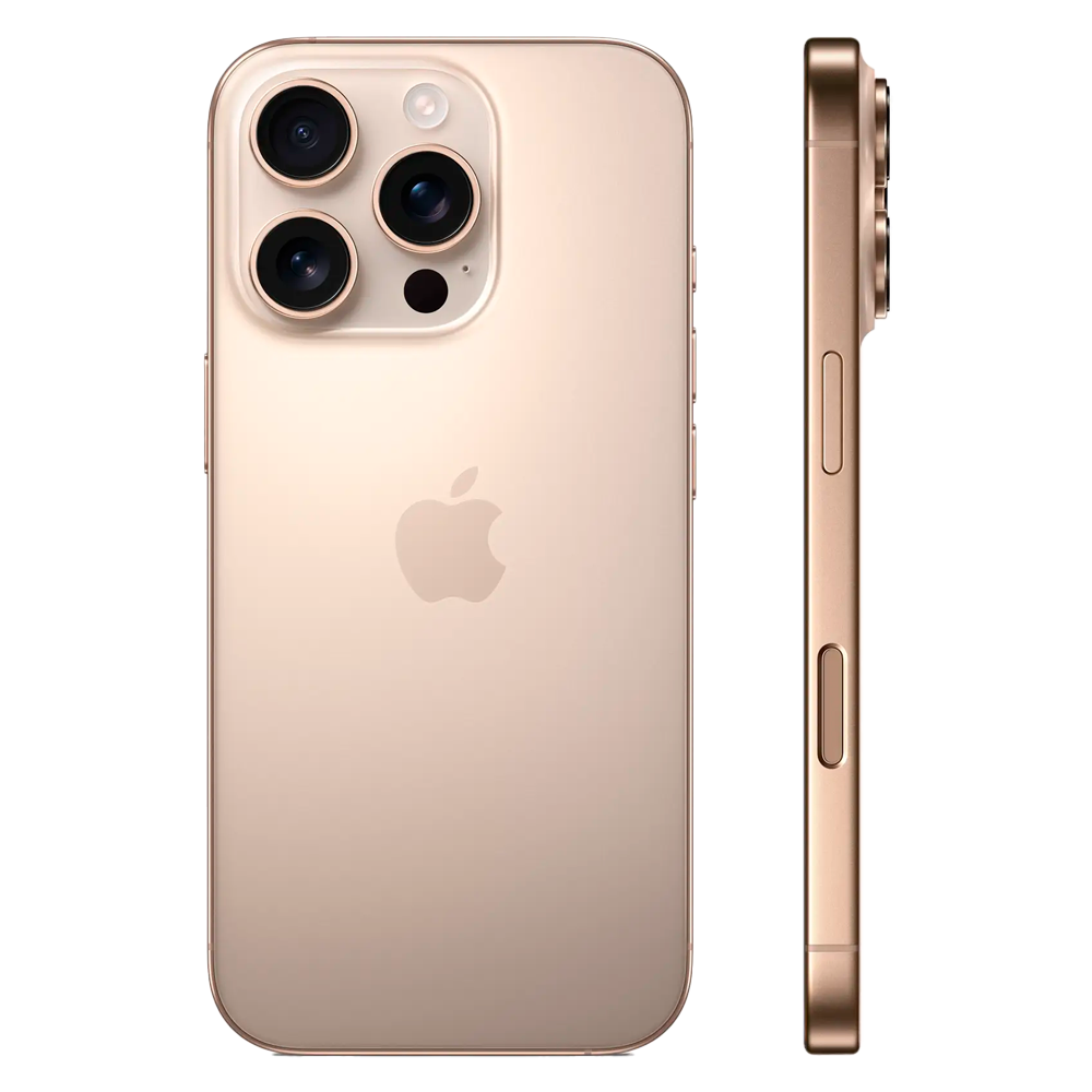 Смартфон Apple iPhone 16 Pro 256GB, eSIM, Desert Titanium (Пустынный титановый)