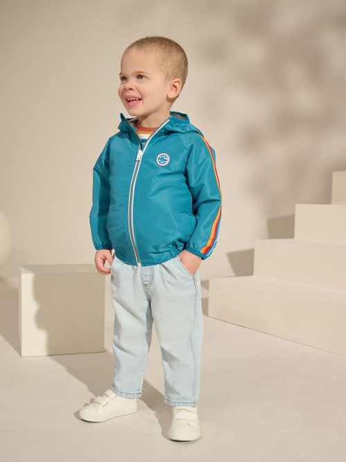 Куртка непромокаемая с капюшоном для мальчика Next E45-735, Синий