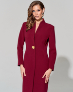 Приталенное платье из итальянского крепа