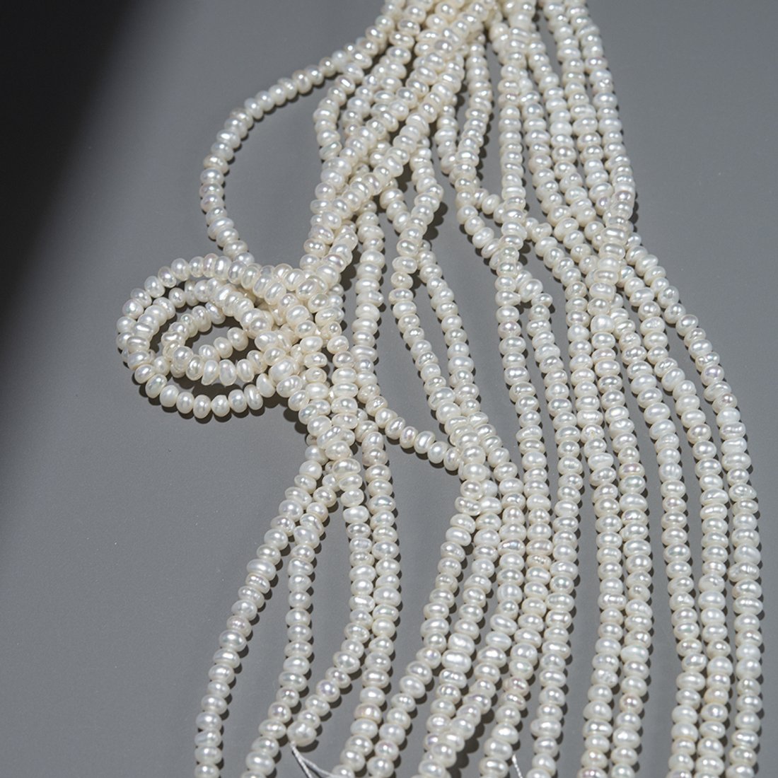 Жемчуг культивированный "Кукуруза" A+ Grade, белый, 5*3,3мм