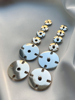 Кнопка пришивная серебро