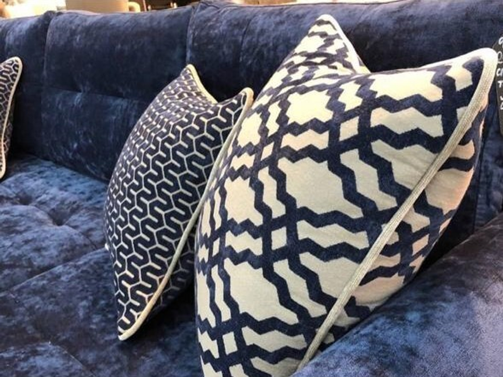 Шенилл Art-Deco indigo (Арт-Деко индиго)