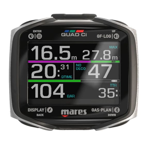 Компьютер для дайвинга Mares Quad Ci воздушноинтегрированный