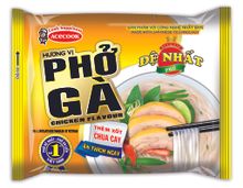 Вьетнамская рисовая лапша Фо Га, De Nhat, вкус курицы, 65 гр.