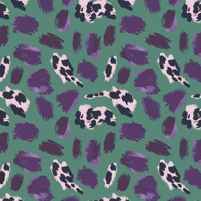 фиолетово изумрудный леопард