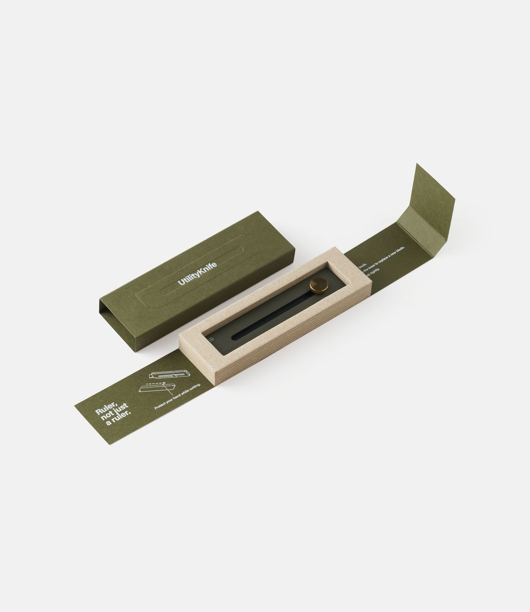 HMM Utility Knife Green — канцелярский нож