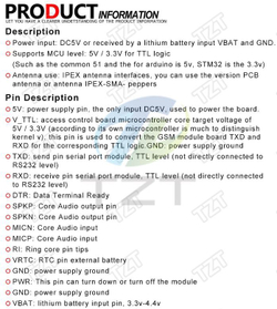 Модуль SIM800C - GSM/GPRS/Bluetooth