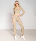 топ dana GUESS ACTIVE - бежевый(V3RP10 MC04Y)