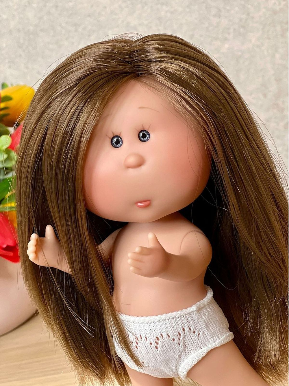 Кукла Nines виниловая 23см Little Mia без одежды (3199W2)
