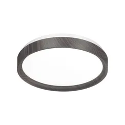 7627/CLN PALE SN 175 Светильник пластик/белый/венге под дерево LED 36Вт 4000К D330 IP43 WOODI