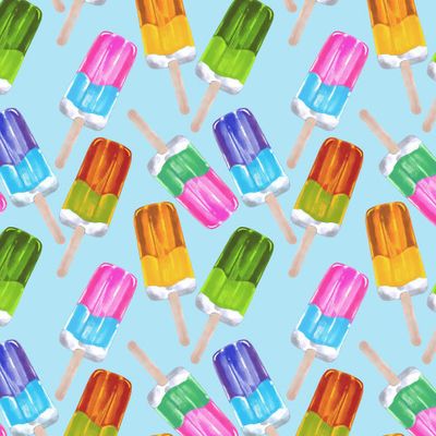 Разноцветное эскимо, лето