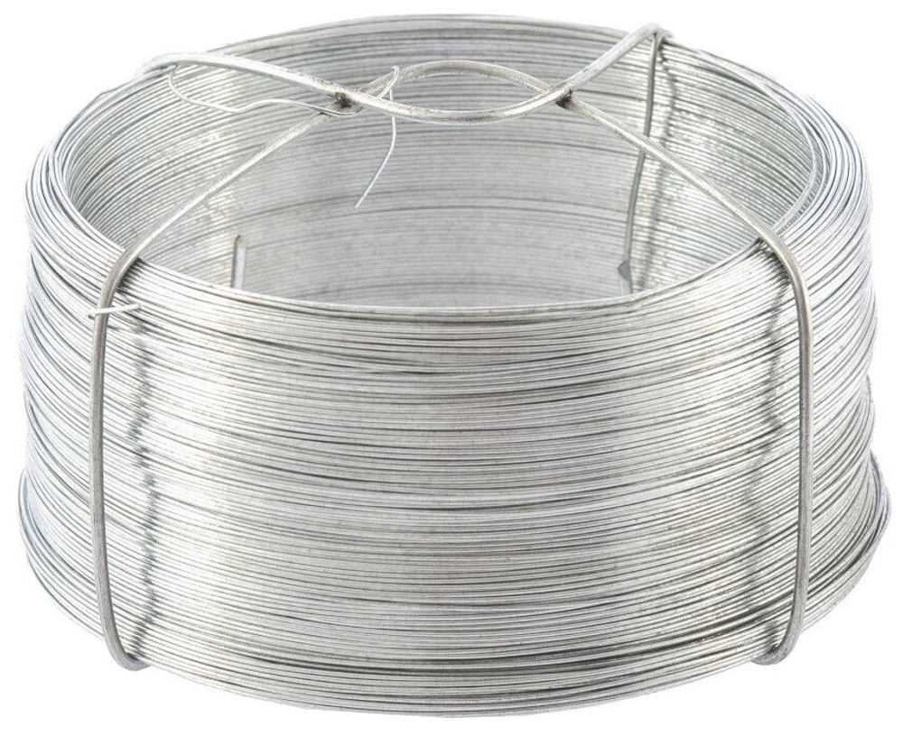 ПРОВОЛОКА СТАЛЬНАЯ СИБРТЕХ ОЦИНК 0,5 ММ, ДЛИНА 200М 47750