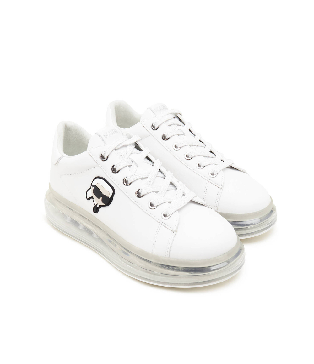 Кожаные кроссовки kapri kushion Karl Lagerfeld - белый(KL62630N)