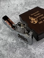 Зажигалка подарочная бензиновая с гравировкой