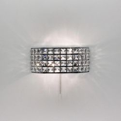 Citilux Портал CL324301 Бра хрустальное с выключателем Хром