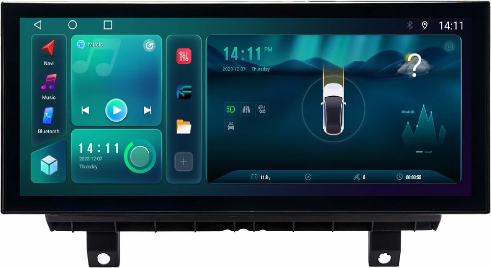 Магнитола для Audi A3 2013-2020 - Carmedia OL-3060 монитор 12.5" в стиле LEXUS на Android 12, TS10, CarPlay, 4G SIM-слот