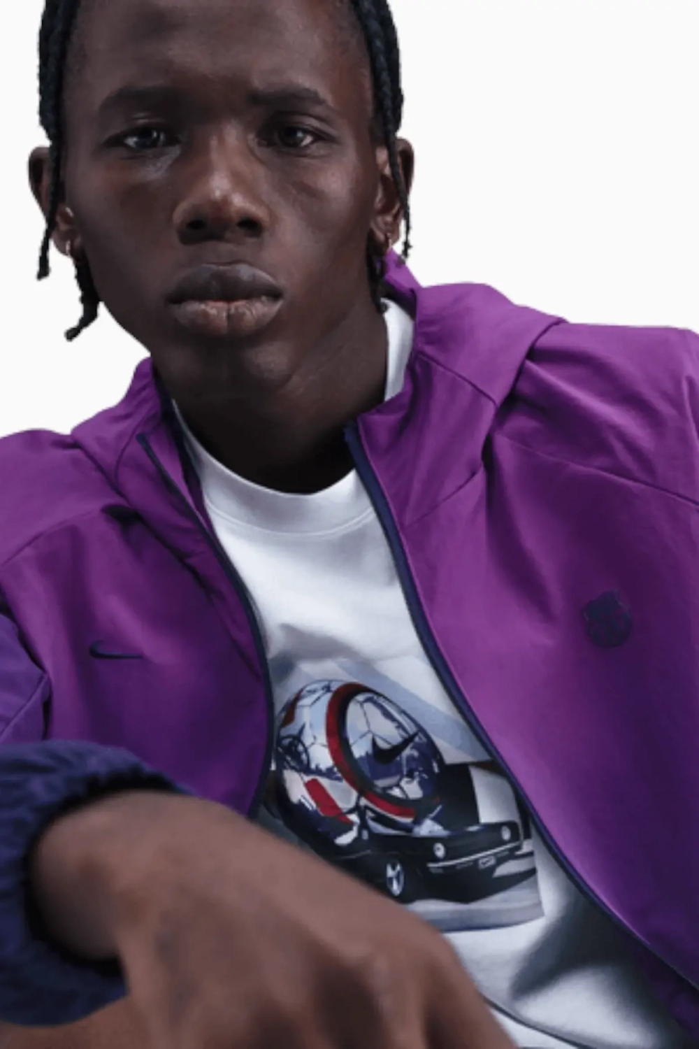 Куртка Nike FC Barcelona 25/26 All-Weather GX - фиолетовый