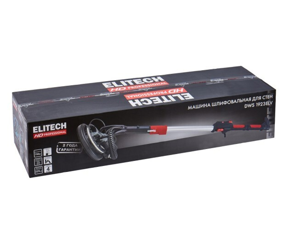 Шлифовальная машина ELITECH DWS 1923ELV (E2213.056.01) HD по бетону 206305