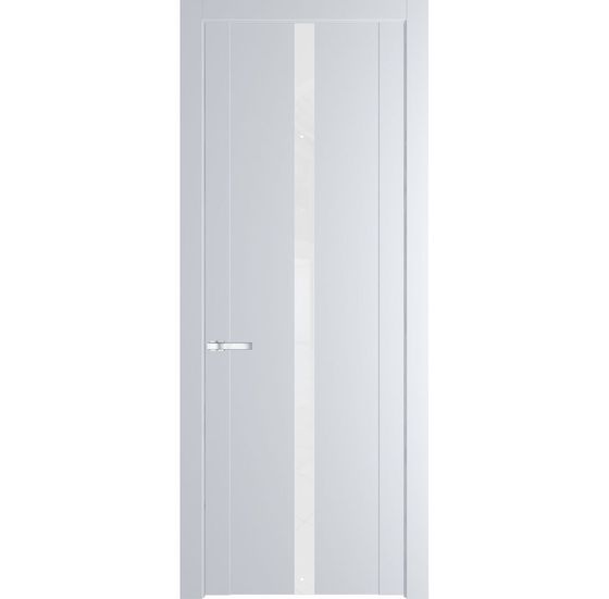 Межкомнатная дверь эмаль Profil Doors 1.8P вайт стекло лак классик