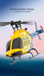 Радиоупраляемый вертолет RC ERA A60 4CH 1/42 BELL-206 Позиционирование оптического потока 120-метровым 6-осевым гироскопом