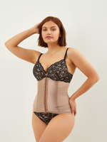 Корсетный пояс сильной степени коррекции из дышащей ткани (Размер: 6X) (Цвет: черный)