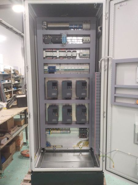 Сборка шкафа управления водонапорной насосной станцией ШУВНС