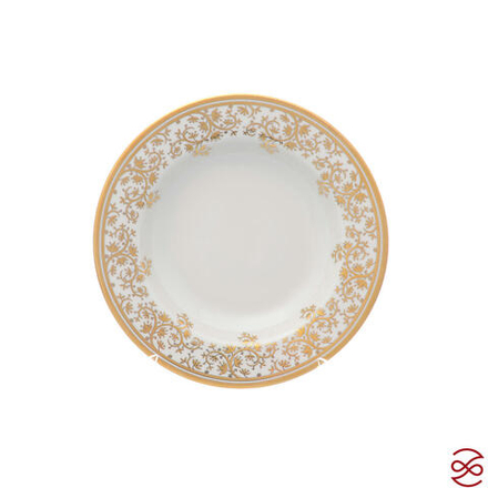 Набор глубоких тарелок Falkenporzellan Constanza cream - Sophie Gold 22 см(6 шт)