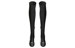 DIOR Origine Comfortable Round Toe Over the knee Boots Women"s Black