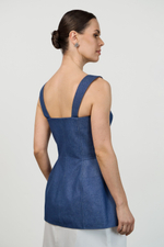 Джинсовый топ