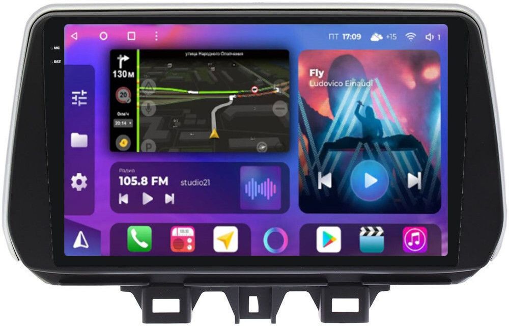 Магнитола для Hyundai Tucson 2018-2021 - FarCar XXL1135M QLED+2K, Android 12, ТОП процессор, 8Гб+256Гб, CarPlay, 4G SIM-слот