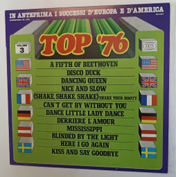 Винтажная виниловая пластинка LP Сборник Top 76 Volume 3 (Италия 1976)