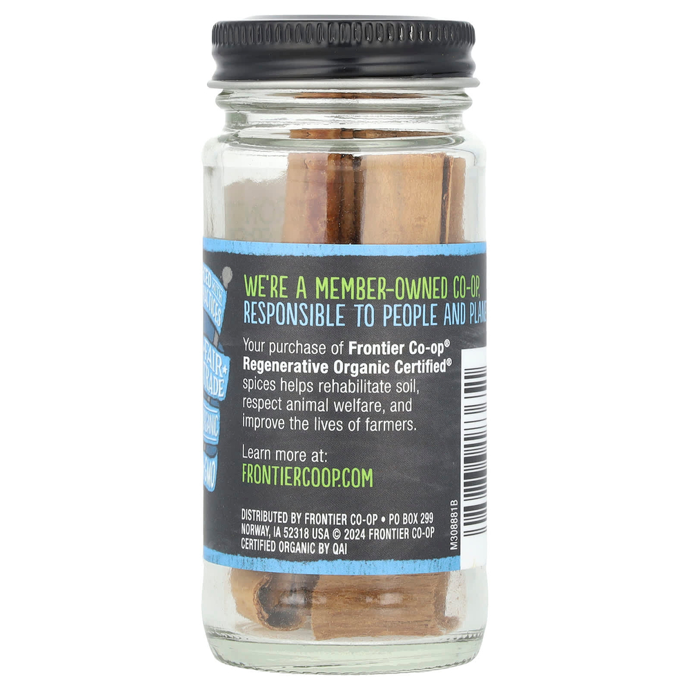 Frontier Co-op, Органическая цейлонская корица, 17 г (0,6 унции)