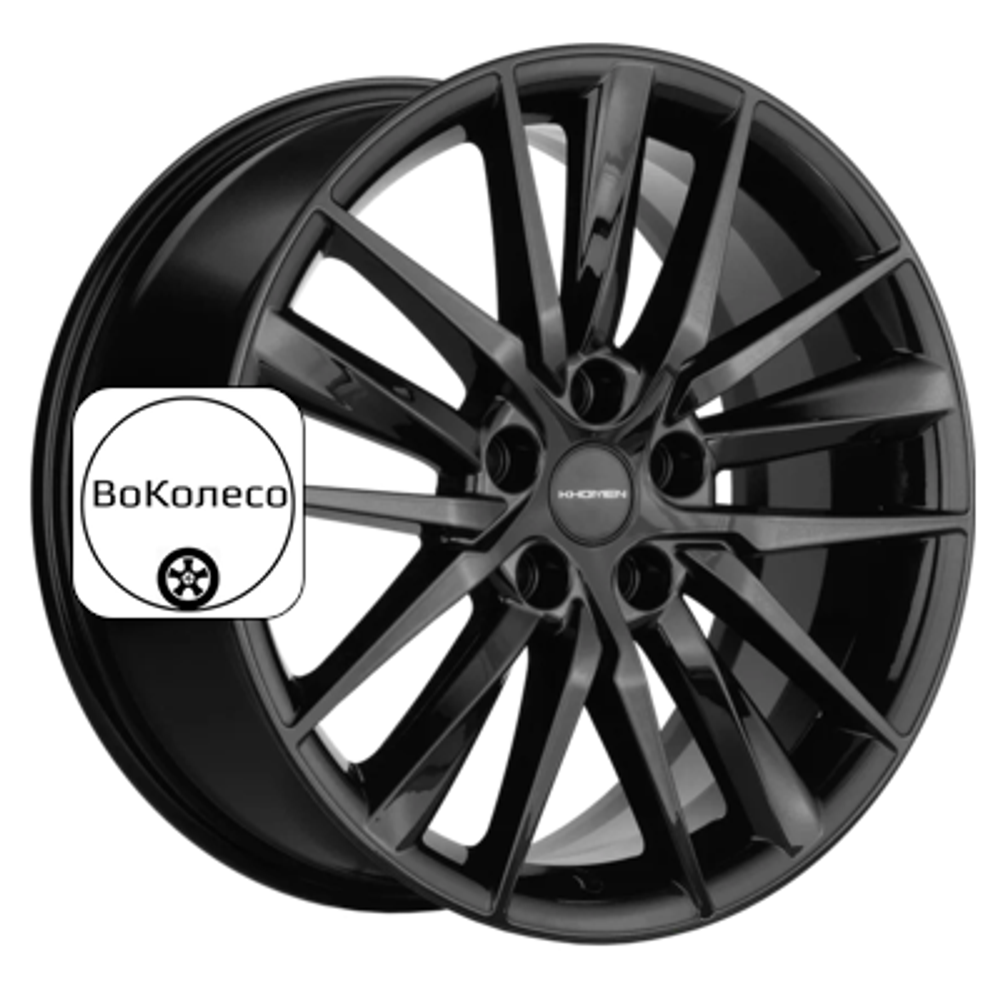 8x18/5x114,3 ET53 D54,1 KHW1807 (Geely Coolray) Black Khomen Wheels