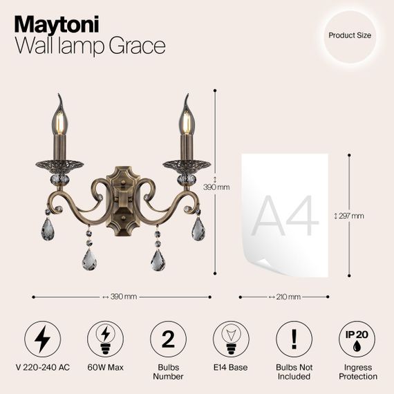 Бра Maytoni Grace RC247-WL-02-R