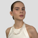 Ожерелье из барочного жемчуга с замком "тогл"