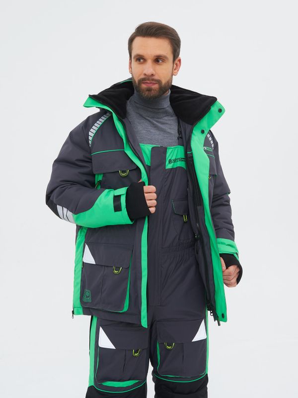 Костюм зимний Yakutia ткань Galaxy Breathable цвет Тёмно-серый