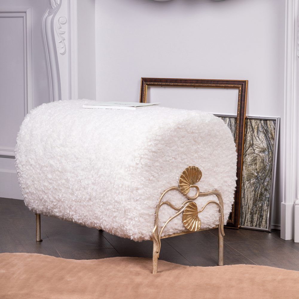 Банкетка Нимфея Молоко Айвори