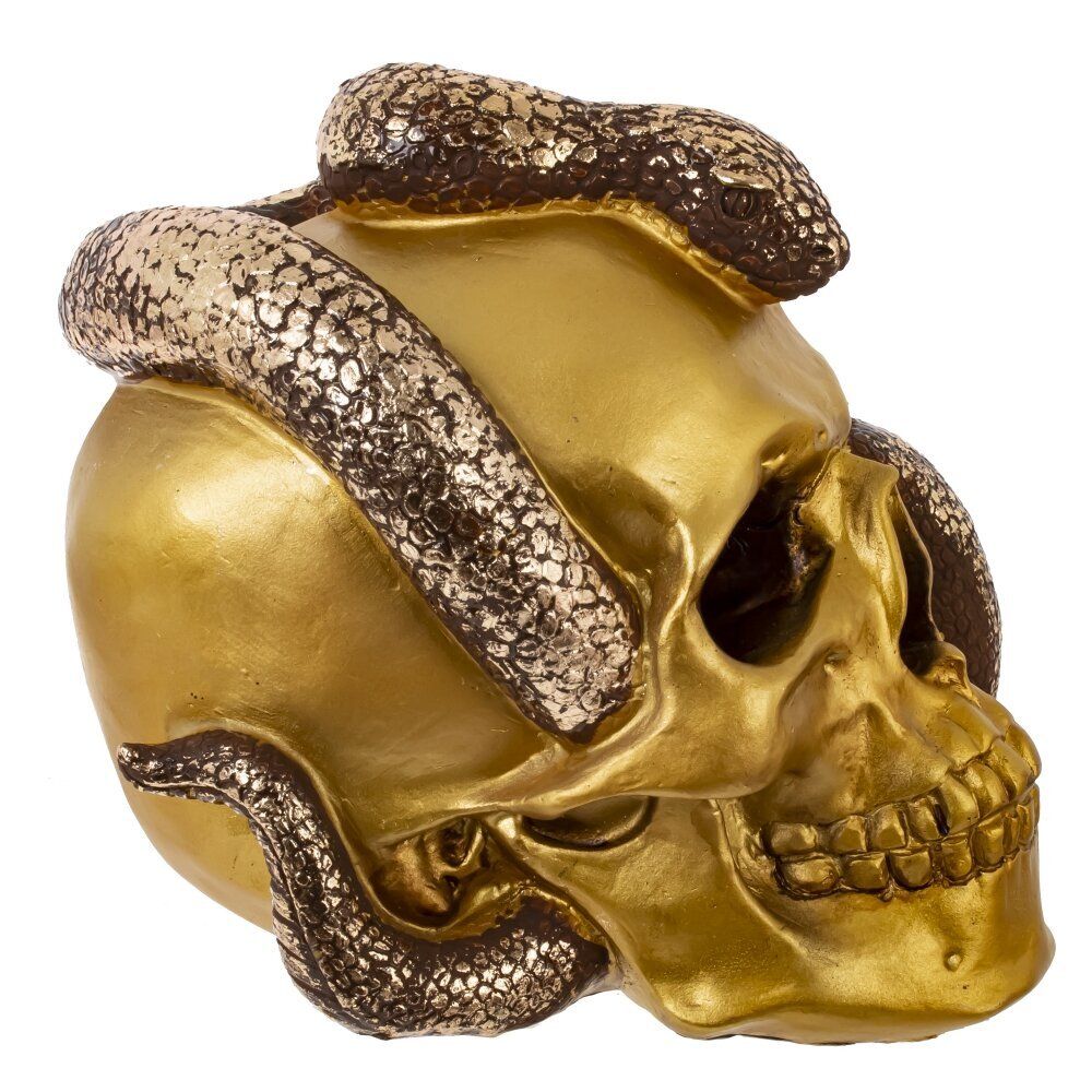 GAEM Копилка "Череп со змеей", L23 W16 H18 см, 2в.