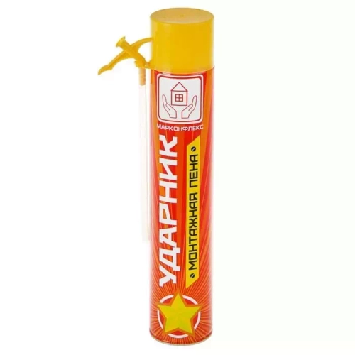 Пена монтажная бытовая "УДАРНИК" всесезонная, 750мл