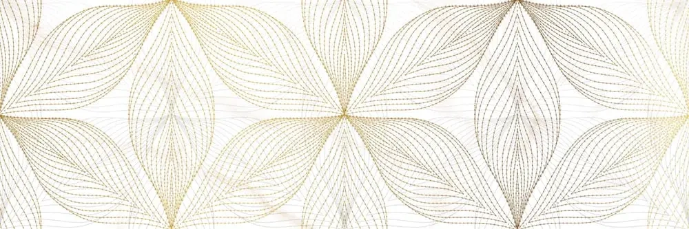 Декоративная плитка Alma Ceramica DWA11DEA014 Dea 200x600 бежевая глянцевая с орнаментом