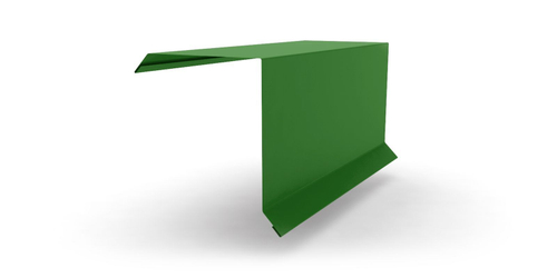 Карнизная планка с покрытием Полиэстер 0,45мм, цвет RAL 6002 2м