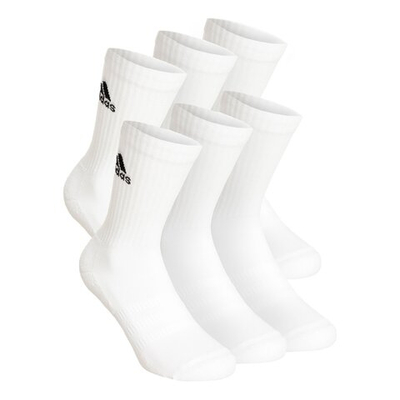 adidas Crew Sportswear Ankle Sports Socks - White, Black