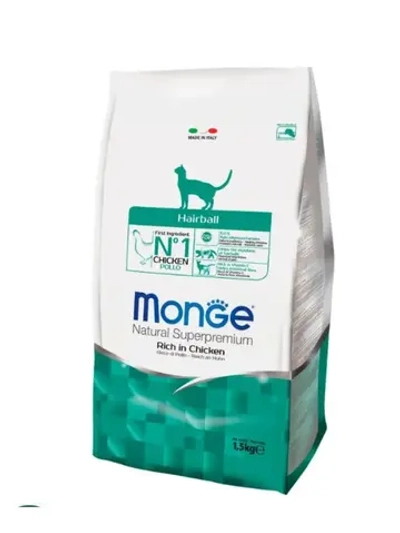 Monge (Монж Кэт Хаирбол) Cat Daily Line Hairball корм для выведения шерсти 1,5 кг