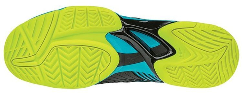 Мужские кроссовки теннисные Mizuno Wave Exceed Tour 3 AC - blue atoll/white/black