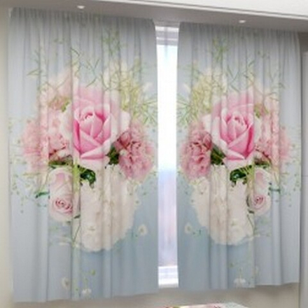 Фотошторы для кухни "РД. НЕЖНЫЙ БУКЕТ", Россия.