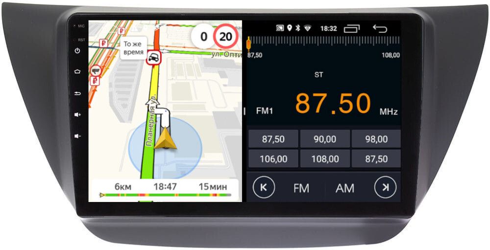Магнитола для Mitsubishi Lancer 9 (CS), Cedia, Evolution 7-9 (CT) - Parafar PF950FHD на Android 13, 8-ядер, 2Гб+32Гб, CarPlay, 4G SIM-слот